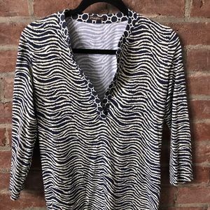J.McLaughlin Printed Top